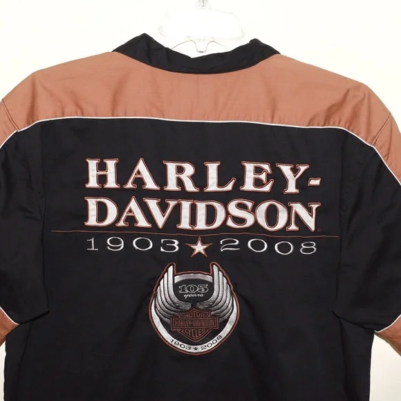 Harley Davidson 105th Anniversary Button Down Shirt - Picture 5 of 7